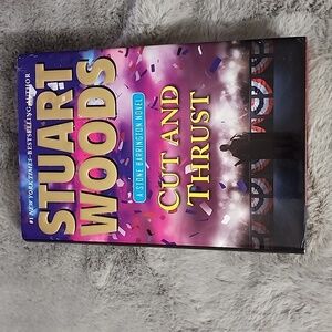 Stuart Woods Cut and Thrust Hardback‎ Book